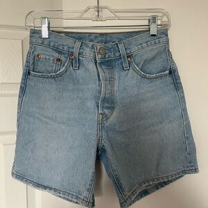 Levi’s Light Blue Jean Shorts